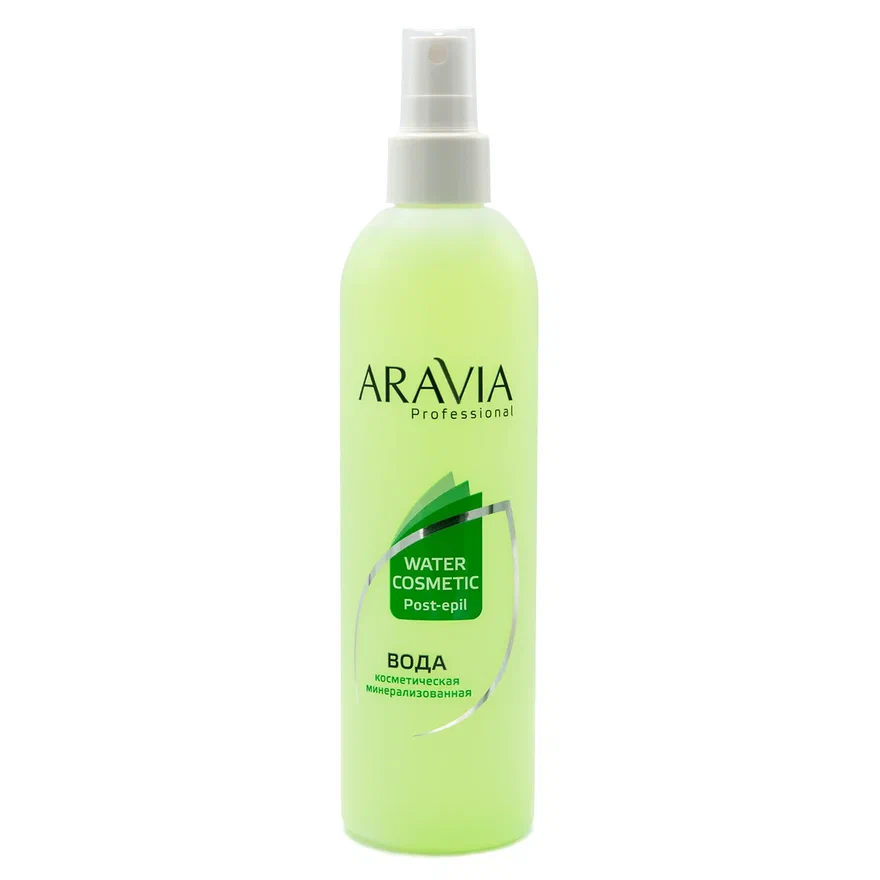 ARAVIA Professional Вода косметическая минерализованная с мятой и витаминами, 300 мл.