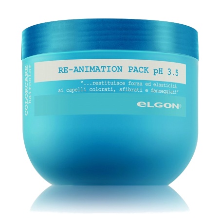 ELGON COLOR CARE Маска для окрашен/осветлен волос востанавливающая Re-Animation Pack, 500мл