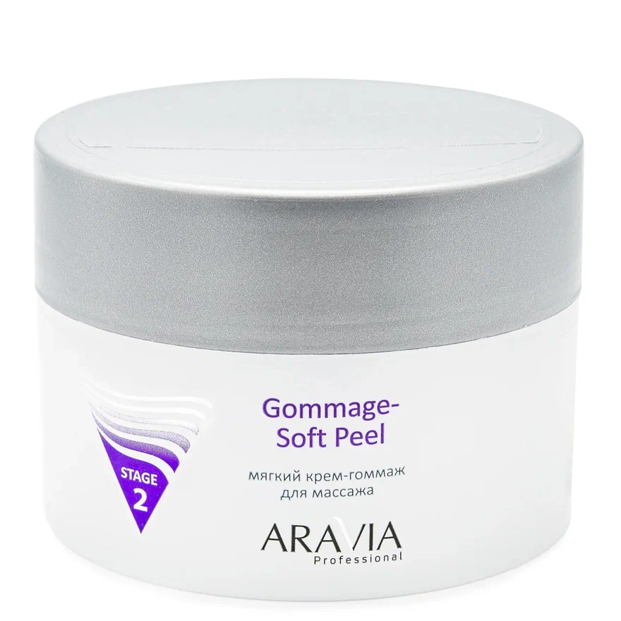 ARAVIA Professional Мягкий крем-гоммаж для массажа Gommage - Soft Peel, 150 мл