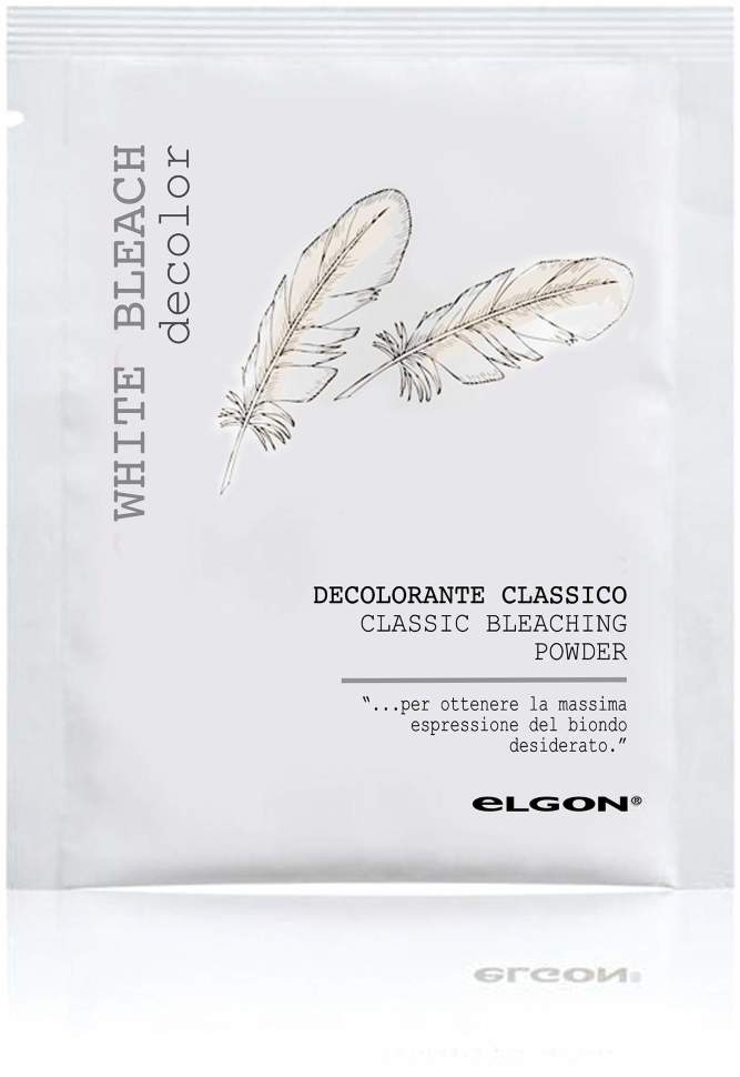 ELGON DE-COLOR Обесцвечивающий порошок супра белая WHITE BLEACH EMPOWERED, 25 гр